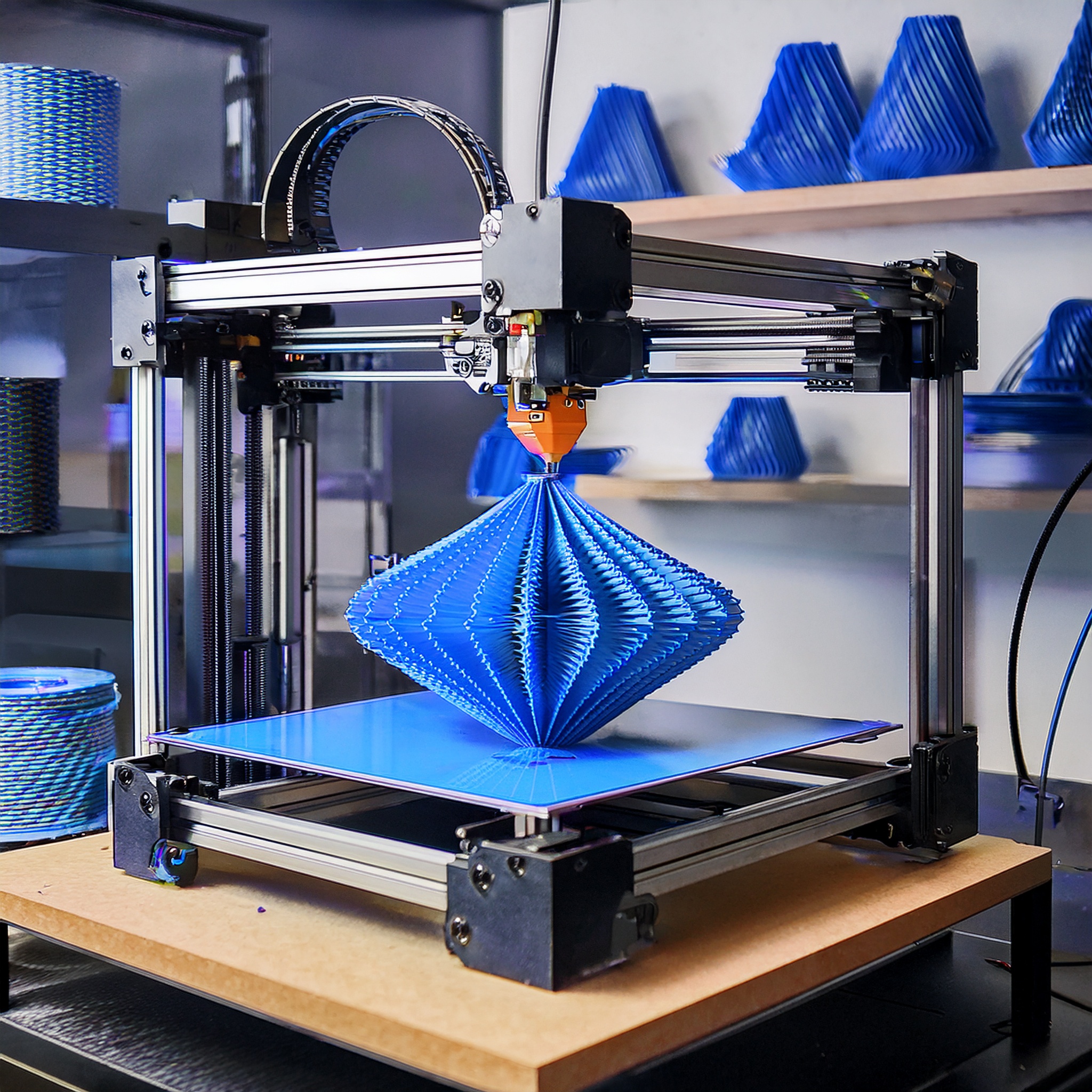 Moderne Arbeitsumgebung im Bereich 3D-Druck